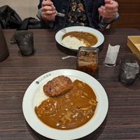 Basic vegan curry, spice 6 🔥, vegan patty, added mushrooms at Coco Ichibanya - Sumiyoshicho in Tokyo