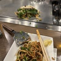 Okonomiyaki vegetable delux (ask for vegan)  at Kamehameha - かめはめは in Kyoto