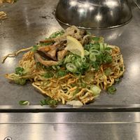 Vegan okonomiyaki (made with mushrooms)  at Kamehameha - かめはめは in Kyoto