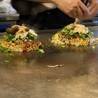Okonomiyaki (vegan)  at Kamehameha - かめはめは in Kyoto