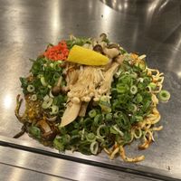 A great pile of fried noodle. at Kamehameha - かめはめは in Kyoto