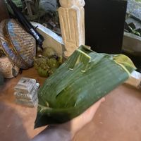 Compostable packing for takeaway  at Swasti Beloved Cafe in Ubud