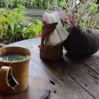 Green tea at Swasti Beloved Cafe in Ubud