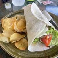 Falafel wrap  at Indiana vegan Cafe & Yoga in Langkawi