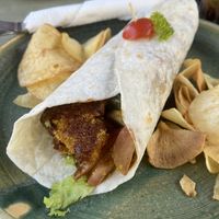 Tofu nugget wrap   at Indiana vegan Cafe & Yoga in Langkawi