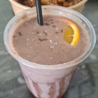 Choco-berry smoothie (takeaway) at Indiana vegan Cafe & Yoga in Langkawi