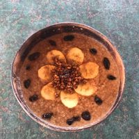 Oatmeal at Indiana vegan Cafe & Yoga in Langkawi