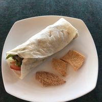 Tempeh Wrap at Indiana vegan Cafe & Yoga in Langkawi