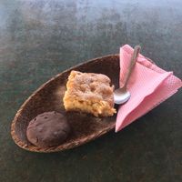 Cookie and apple pie at Indiana vegan Cafe & Yoga in Langkawi