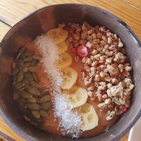 Sunset bowl at Indiana vegan Cafe & Yoga in Langkawi