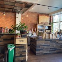 Order pickup counter  at Nature's Oasis in Lakewood