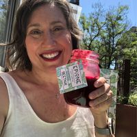 Feeling better juice and Loom Yoga at Ambrosia Elixirs in Brooklyn