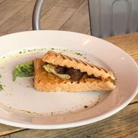 Vegan toastie at LS6 in Leeds