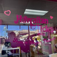 Sign outside  at Hawaiian Licks in Hilo