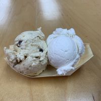 Hunky monkey and sour pod flavors, keiki size  at Hawaiian Licks in Hilo