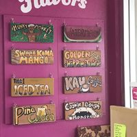 The options when we visited at Hawaiian Licks in Hilo