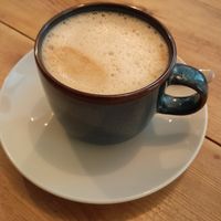 Oat Latte at Moments Cafe in Barnard Castle