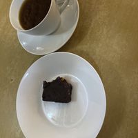 Apologies for half eaten vegan tiffin I couldn’t wait   at Moments Cafe in Barnard Castle