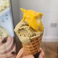 mango / pistachio at Swoon Gelato in Bristol
