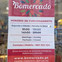 Closed 1-2 pm (November 2024) at Bomercado in Lisbon