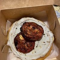 Absolutely delicious savory pastry!  at Narcisa Vegan Bakery in San Salvador