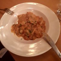 Butternut Squash & Spinach Raviolis in a Rose sauce. (Your choice of sauce) at Paliotti's Italian Restaurant in Maple Ridge