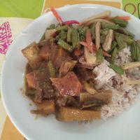 Typical selection  at Vegetarian Food - Thaleluang in Songkhla