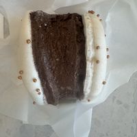 Vegan macron ice cream sandwich   at Bake My Day in Copenhagen
