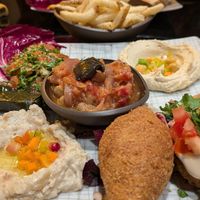 The vegan platter. at Mon Liban in Lyon