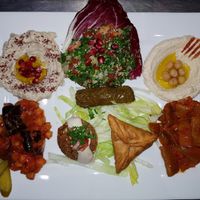 Assiette végétalienne  at Mon Liban in Lyon