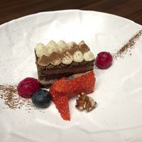 tiramisu at Elefant BaoPu Vegetarian in Dalian