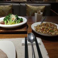 Fried rice with vegetables and broccoli at Elefant BaoPu Vegetarian in Dalian