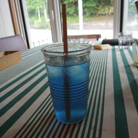 It changes colour! at Bananeira in Yokohama