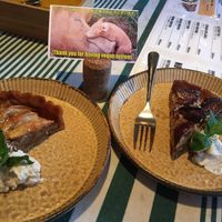 Apple and chestnut tarts at Bananeira in Yokohama