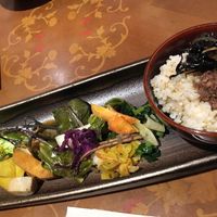 Lunch plate  at Bananeira in Yokohama