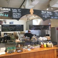 Counter at Yalla Vermont in Brattleboro