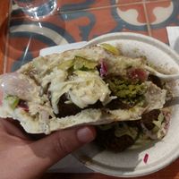 falafel at Yalla Vermont in Brattleboro