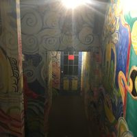 To the bathroom at Yalla Vermont in Brattleboro