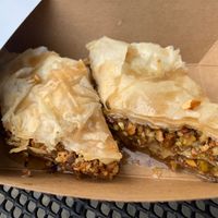 Their baklava is Vegan! at Yalla Vermont in Brattleboro