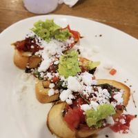 Vegan Avacado Smash with Vegan Feta at Mellow Mushroom - International Dr in Orlando