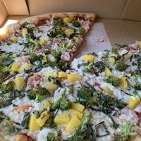 Vegan pizza at Mellow Mushroom - International Dr in Orlando