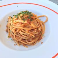 Linguini seitan at Terra Restaurant in Sagres