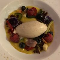 icecream with veggies, very unique  at Terra Restaurant in Sagres