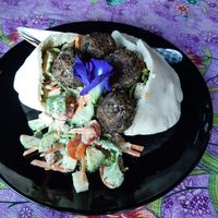 Falafel pita at Everflow in Koh Chang