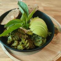 Creamy Avocado Pesto Pasta at Everflow in Koh Chang