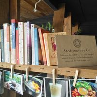 Rent a book, better than cutting down new ones at Everflow in Koh Chang