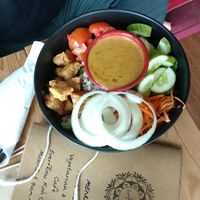 Tempeh salad at Everflow in Koh Chang