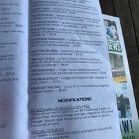 Vegan options  at The Union Market & Gallery in Tuckerton