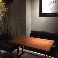 Booth inside the restaurant. Very cute and chic atmosphere. at Mono Cafe & Dining in Fujikawaguchiko