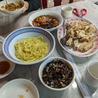 Noodle with sauce, sweet and sour pork at Taehwawon 태화원 in Incheon